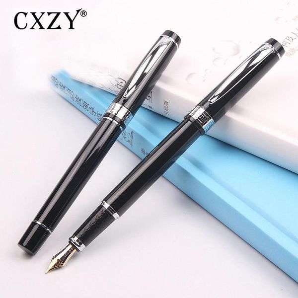 fountain pens cxzy f iraurita nib black metal pen high classic calligraphy ink luxury writing vintage jinhao office school 1g818
fountain pens cxzy f iraurita nib black metal pen high classic calligraphy ink luxury writing vintage jinhao office school 1g818