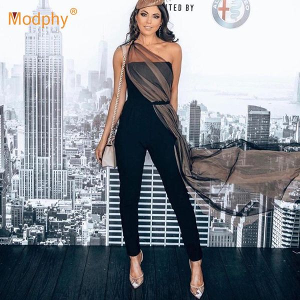 women's jumpsuits & rompers 2021 spring black bandage jumpsuit tube collar off shoulder mesh decoration bodycon club party, Black;white
women's jumpsuits & rompers 2021 spring black bandage jumpsuit tube collar off shoulder mesh decoration bodycon club party, Black;white
