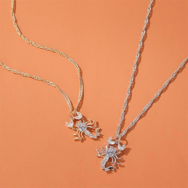chains necklace woman scorpion necklaces women chain ladies zircon pendant jewelry silver color trendy korean alloy gothic halskette
chains necklace woman scorpion necklaces women chain ladies zircon pendant jewelry silver color trendy korean alloy gothic halskette