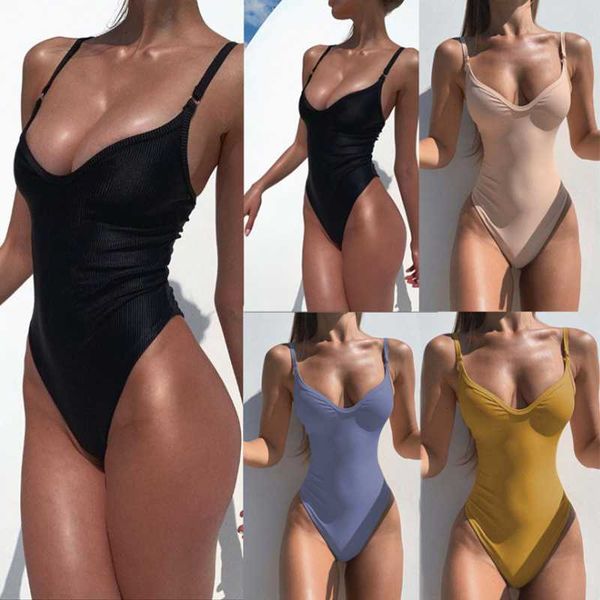 women's swimwear 2021women solid bikinis bandage one piece backless swimsuit female bathing suits bodysuit beach wear swim suit monokin, White;black
women's swimwear 2021women solid bikinis bandage one piece backless swimsuit female bathing suits bodysuit beach wear swim suit monokin, White;black