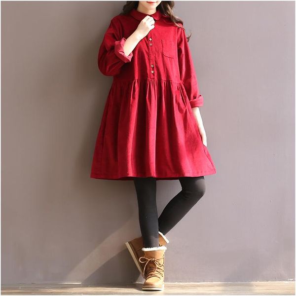 maternity dresses 2021 autumn winter dress long sleeve retro solid clothes fashion pregnancy clothing for pregnant women, White
maternity dresses 2021 autumn winter dress long sleeve retro solid clothes fashion pregnancy clothing for pregnant women, White