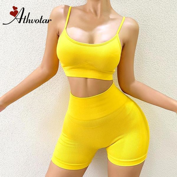 yoga outfit athvotar summer women fitness set solid workout clothes jogging femme short suits bra and seamless shorts sportswear
yoga outfit athvotar summer women fitness set solid workout clothes jogging femme short suits bra and seamless shorts sportswear