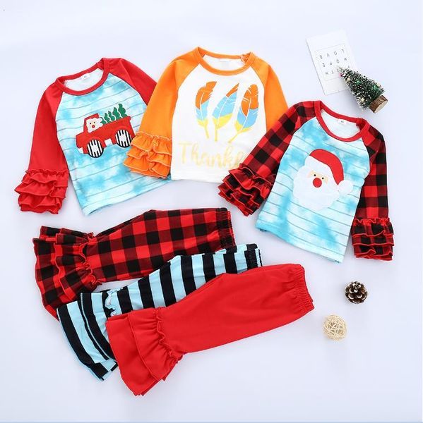 clothing sets toddler kids girls christmas set cute santa claus pattern ruffle sleeve + flared long pant outfits clothes 1-5years, White
clothing sets toddler kids girls christmas set cute santa claus pattern ruffle sleeve + flared long pant outfits clothes 1-5years, White