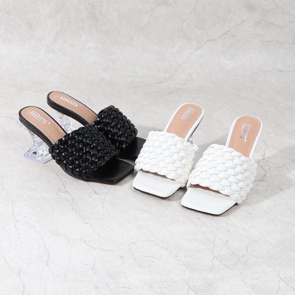 sandals fashion design weave women summer transparent strange high heels ladies open toe shoes zapatos, Black
sandals fashion design weave women summer transparent strange high heels ladies open toe shoes zapatos, Black