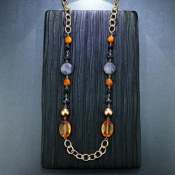 chains boho natural stone sweater chain long necklace for woman vintage geometric colorful cz crystal beads link jewelry, Silver
chains boho natural stone sweater chain long necklace for woman vintage geometric colorful cz crystal beads link jewelry, Silver