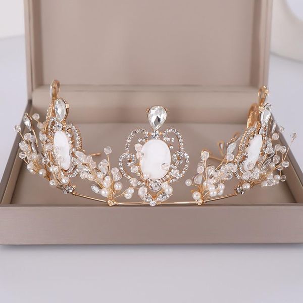 hair clips & barrettes tiaras bride wedding dress accessories luxury drop shape crystal large crown women princess imitation pearl jewelry h, Golden;silver
hair clips & barrettes tiaras bride wedding dress accessories luxury drop shape crystal large crown women princess imitation pearl jewelry h, Golden;silver