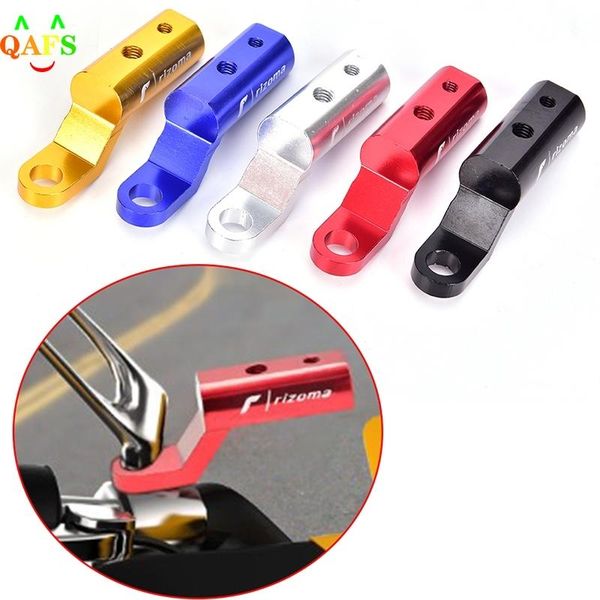 motorcycle mirrors 1pc motowolf rearview mirror expander bracket universal adapter holder mount
