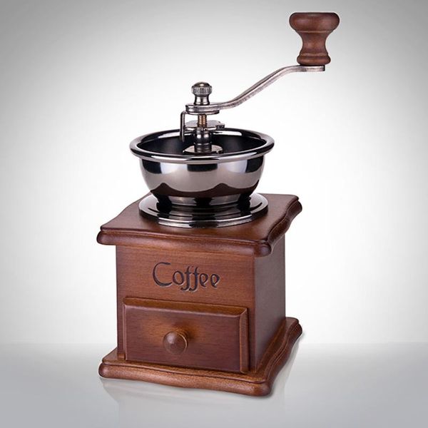 manual coffee grinders 2021 vintage hand crank wooden metal pepper mill spice grinder adjustable coarseness
manual coffee grinders 2021 vintage hand crank wooden metal pepper mill spice grinder adjustable coarseness