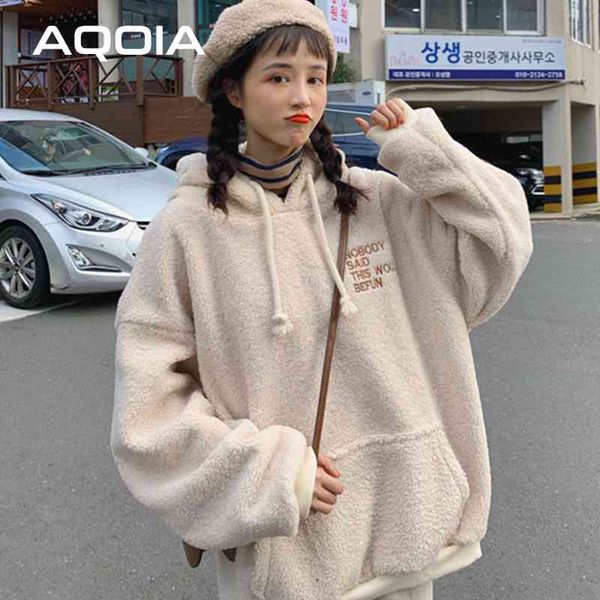 autumn chic korean style letter embroidery women's hoodies warm sweatshirt casual ins oversize solid color female pullovers 210521, Black
autumn chic korean style letter embroidery women's hoodies warm sweatshirt casual ins oversize solid color female pullovers 210521, Black