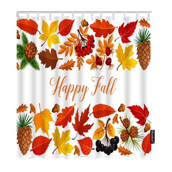 happy fall shower curtain autumn leaf berry maple pine cone acorn gold season design harvest funnyshowercurtain gift for
happy fall shower curtain autumn leaf berry maple pine cone acorn gold season design harvest funnyshowercurtain gift for
