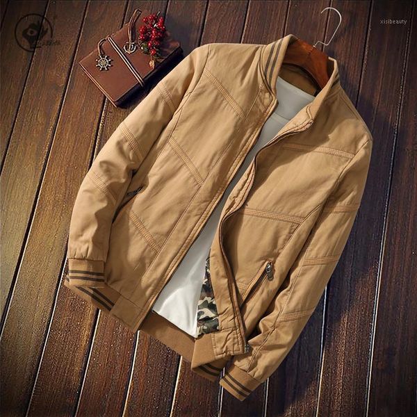 men's jackets little rain spring jacket men 2021 stand collar baseball windbreaker outwear vintage and urban clothes for, Black;brown
men's jackets little rain spring jacket men 2021 stand collar baseball windbreaker outwear vintage and urban clothes for, Black;brown