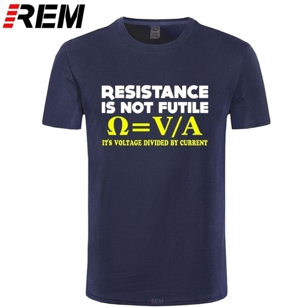resistance is not futile t-shirt nerd electrician science funny gift birthday men t shirt men clothing plus size arrival 210329, White;black
resistance is not futile t-shirt nerd electrician science funny gift birthday men t shirt men clothing plus size arrival 210329, White;black