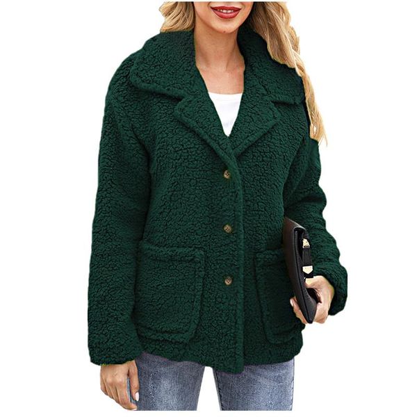 women's jackets aecu women long sleeve plush coat female pocket winter clothes oversized jacket outwear for, Black;brown
women's jackets aecu women long sleeve plush coat female pocket winter clothes oversized jacket outwear for, Black;brown