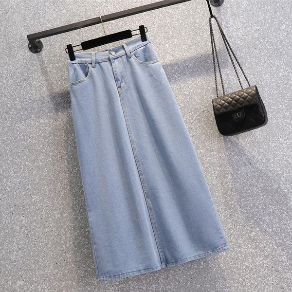 skirts large women's 2021 spring fat sister mm loose thin cover crotch split length denim skirt, Black
skirts large women's 2021 spring fat sister mm loose thin cover crotch split length denim skirt, Black