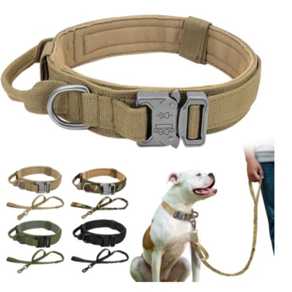 adjustable military tactical dogs collar leash for medium & large german shepherd collars nylon leashes dog accessories
adjustable military tactical dogs collar leash for medium & large german shepherd collars nylon leashes dog accessories