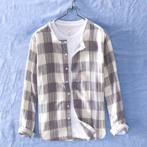 men's t-shirts arrival long sleeve plaid linen shirts men brand gray mens casual fashion shirt male camisa chemise kfyu, White;black
men's t-shirts arrival long sleeve plaid linen shirts men brand gray mens casual fashion shirt male camisa chemise kfyu, White;black