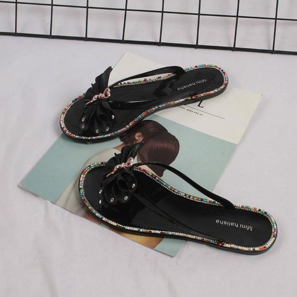 slippers 2021 summer shoes woman fashion colorful diamond butterfly outside wearing seaside ladies flip-flops beach cool women, Black
slippers 2021 summer shoes woman fashion colorful diamond butterfly outside wearing seaside ladies flip-flops beach cool women, Black