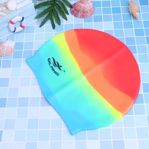pcs silicone swimming cap waterproof hat sports elastic head accessory for (colorful 3 + caps
pcs silicone swimming cap waterproof hat sports elastic head accessory for (colorful 3 + caps