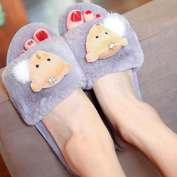 cartoons plush slipper winter open toe flat casual shoes female indoor warm the word drag non-slip womens slippers xx 484 210625, Black
cartoons plush slipper winter open toe flat casual shoes female indoor warm the word drag non-slip womens slippers xx 484 210625, Black