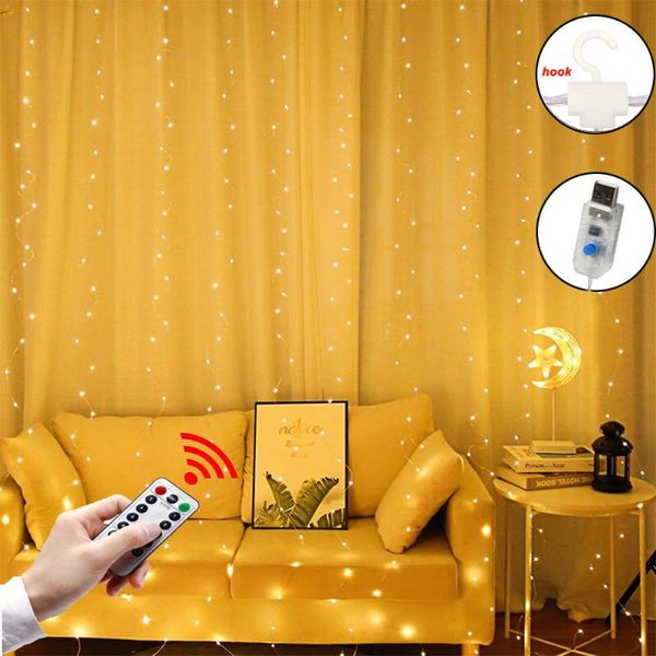strings 3x1/3x2/3x3m usb charger with remote icicle curtain led string lights 8 modes copper wire decora wedding party christmas garden
strings 3x1/3x2/3x3m usb charger with remote icicle curtain led string lights 8 modes copper wire decora wedding party christmas garden