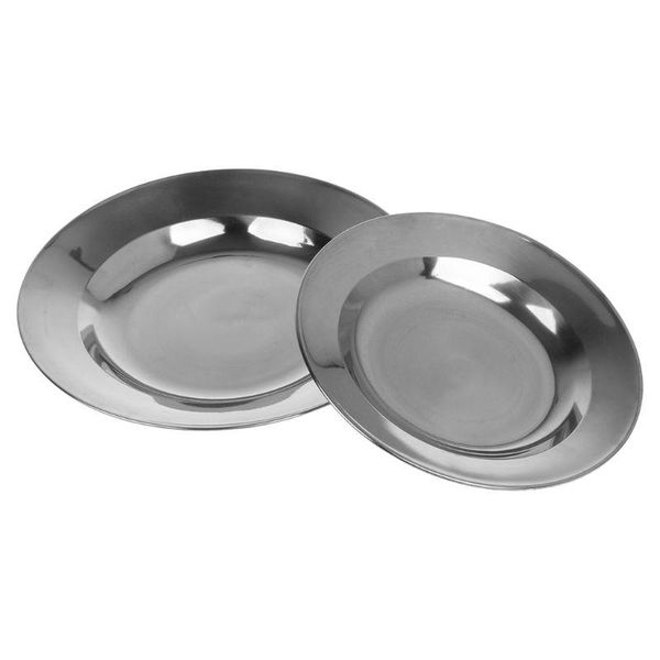 dishes & plates stainless steel round dinner plate dish tray container outdoor camping picnic tableware 16-24cm
dishes & plates stainless steel round dinner plate dish tray container outdoor camping picnic tableware 16-24cm