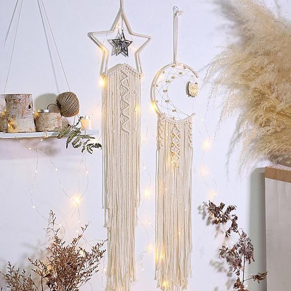 boho macrame tapestry wall decor hanging dreamcatcher diy room decoration kids owl moon star dream catcher home ornament
boho macrame tapestry wall decor hanging dreamcatcher diy room decoration kids owl moon star dream catcher home ornament