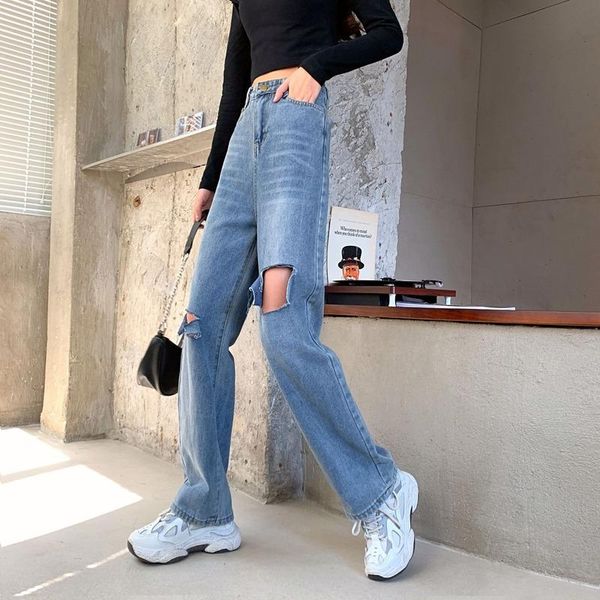 women's jeans high waist woman summer autumn street ripped thin vertical straight loose wide leg vintage blue clothes
women's jeans high waist woman summer autumn street ripped thin vertical straight loose wide leg vintage blue clothes