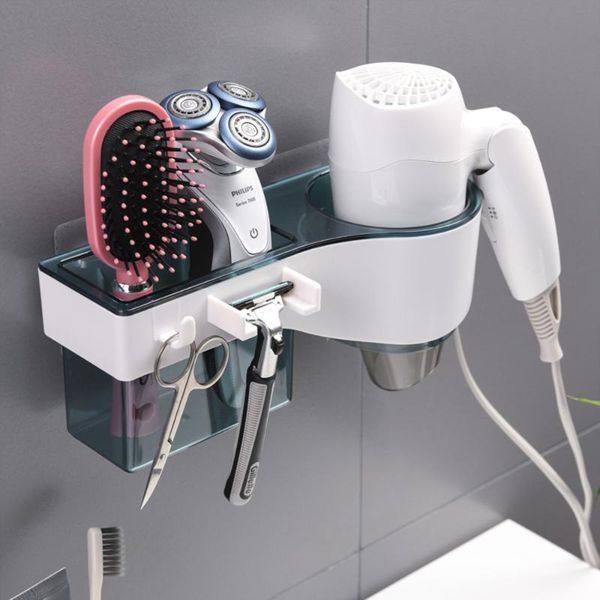 wall-mounted hair dryer holder rack organizer bathroom kitchen shelf storage toothbrush shaver toothpaste shelves
wall-mounted hair dryer holder rack organizer bathroom kitchen shelf storage toothbrush shaver toothpaste shelves