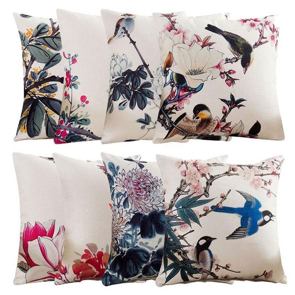 pillow case ink printing pillows cover retro pillowcase vintage flower birds cushion covers sofa throw for home bedroom decor
pillow case ink printing pillows cover retro pillowcase vintage flower birds cushion covers sofa throw for home bedroom decor