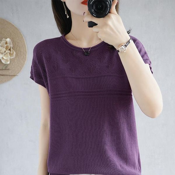 women's t-shirt cotton and linen knitted short-sleeved 2021 summer style loose bottoming round neck casual top, White
women's t-shirt cotton and linen knitted short-sleeved 2021 summer style loose bottoming round neck casual top, White