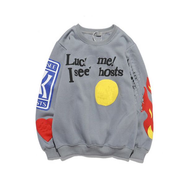designer kanye hoodie smiley face digital print turtleneck hip-hop style sportswear, Black
designer kanye hoodie smiley face digital print turtleneck hip-hop style sportswear, Black