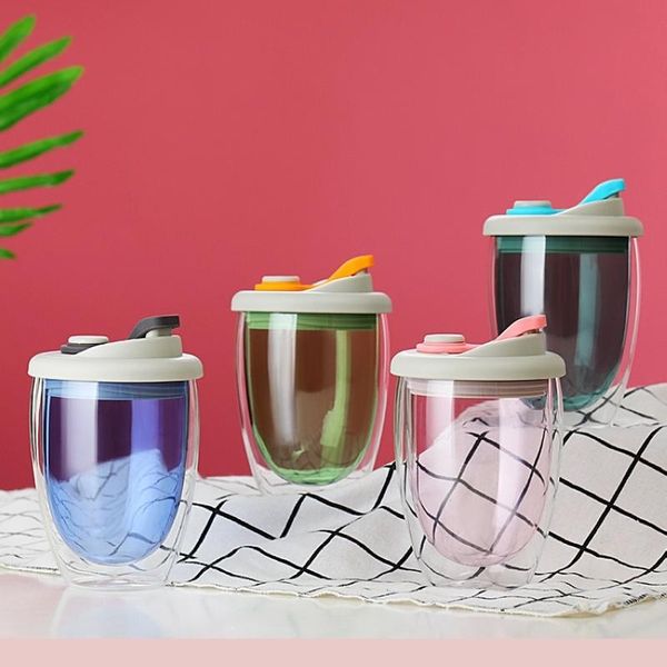 wine glasses 380 ml creative juice coffee glass egg shape milk tea cup with silicone lid double bottom mug for water student drinking
wine glasses 380 ml creative juice coffee glass egg shape milk tea cup with silicone lid double bottom mug for water student drinking