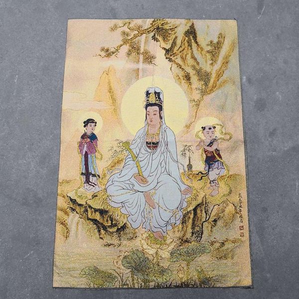 other arts and crafts religious buddha thangka embroidery painting brocade su embroidered boy guanyin hanging
other arts and crafts religious buddha thangka embroidery painting brocade su embroidered boy guanyin hanging