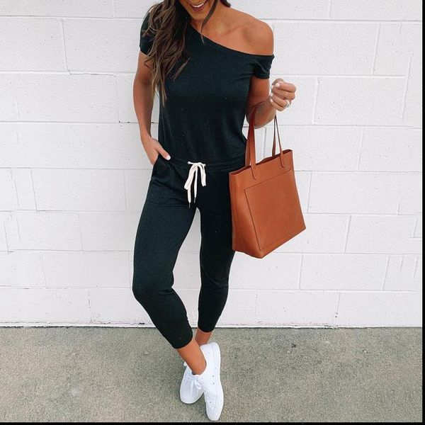 summer one piece overalls women jumpsuit off shoulder elegant short sleeve black, Black;white
summer one piece overalls women jumpsuit off shoulder elegant short sleeve black, Black;white