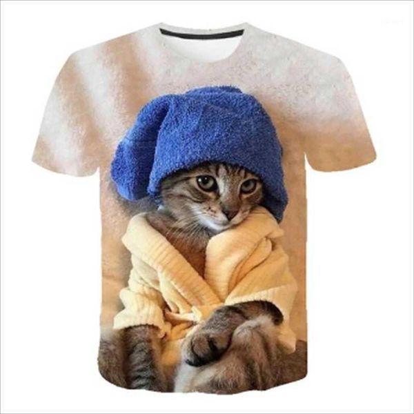 men's t-shirts brand 3d animal cat print cool and funny t-shirt summer men o-neck short-sleeved fashion 2021, White;black
men's t-shirts brand 3d animal cat print cool and funny t-shirt summer men o-neck short-sleeved fashion 2021, White;black