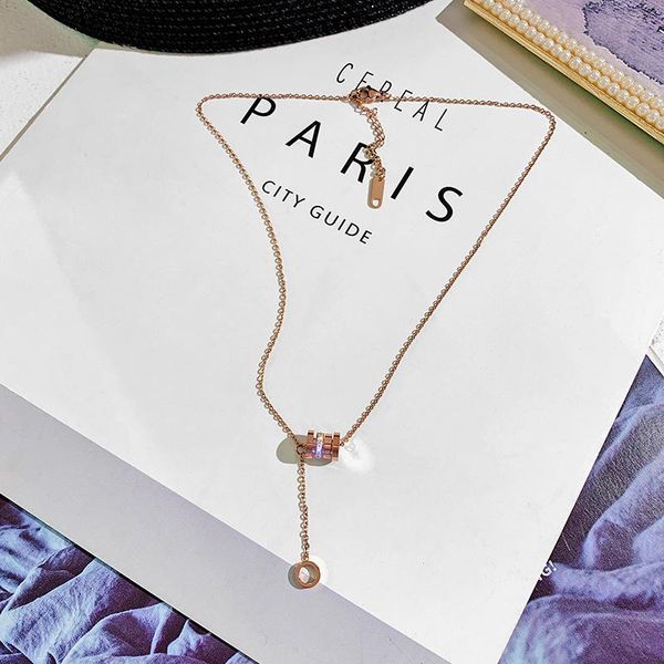 pendant necklaces 2021 roman numerals titanium steel simple clavicle chain necklace for women fashion neck jewelry accessories, Silver
pendant necklaces 2021 roman numerals titanium steel simple clavicle chain necklace for women fashion neck jewelry accessories, Silver