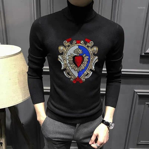 men's sweaters winter custom turtleneck sweater trendy shiny pattern knitted pullover all-match cashmere, White;black
men's sweaters winter custom turtleneck sweater trendy shiny pattern knitted pullover all-match cashmere, White;black