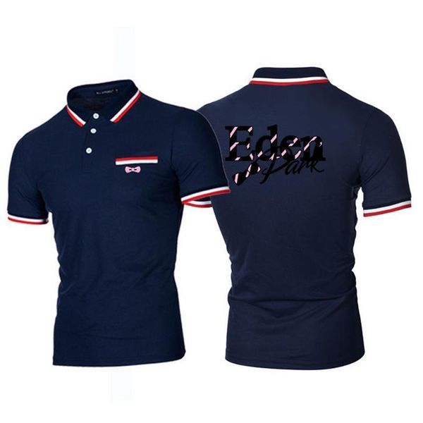 men's polos summer short-sleeved shirts fashion casual slim printing clothing, White;black
men's polos summer short-sleeved shirts fashion casual slim printing clothing, White;black