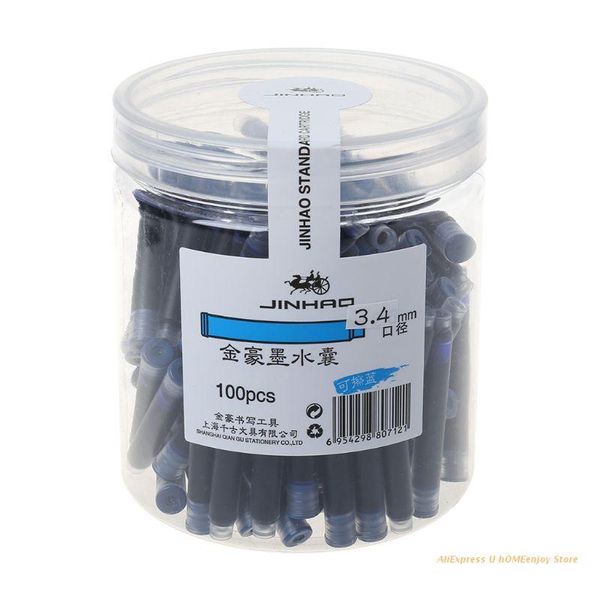 fountain pens 100pcs jinhao universal erasable blue pen ink sac cartridges 3.4mm refills school office stationery dropship
fountain pens 100pcs jinhao universal erasable blue pen ink sac cartridges 3.4mm refills school office stationery dropship