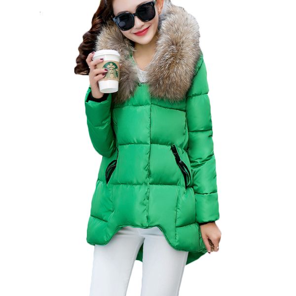 leather winter parkes women solid color irregular pele score mode with hood engrossing women's coat plus size cotton lq129 78mm, Black
leather winter parkes women solid color irregular pele score mode with hood engrossing women's coat plus size cotton lq129 78mm, Black