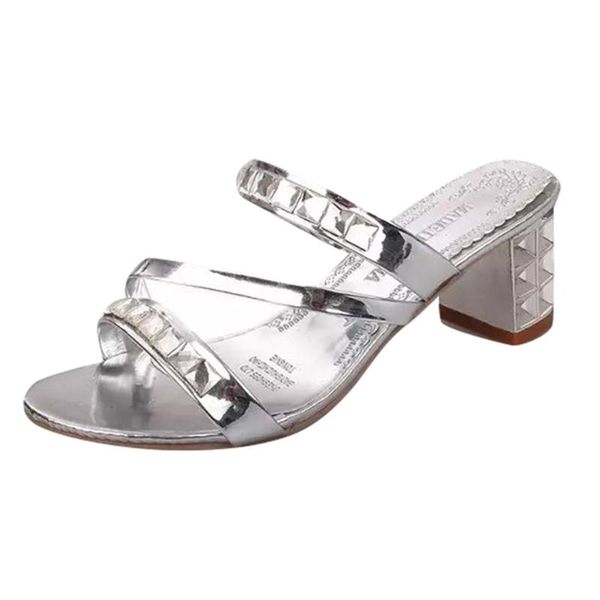 women fashion roman bling crystal high heel slipper bohemia square beach casual slip on peep toe outdoor slippers, Black
women fashion roman bling crystal high heel slipper bohemia square beach casual slip on peep toe outdoor slippers, Black