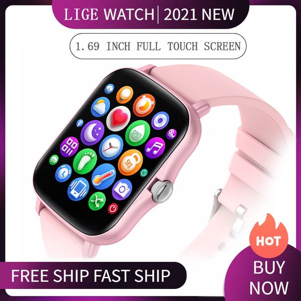 lige 2021 new smart watch men and women waterproof smartwatch heart rate and blood pressure monitor suitable for android ios+boxg, Slivery;brown
lige 2021 new smart watch men and women waterproof smartwatch heart rate and blood pressure monitor suitable for android ios+boxg, Slivery;brown