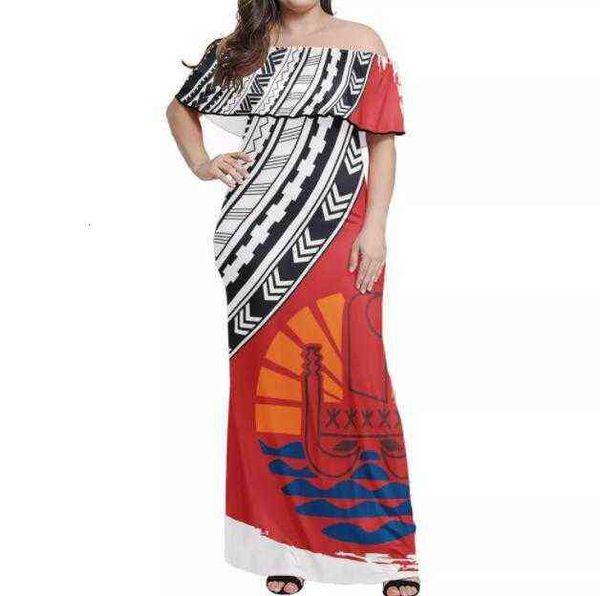 casual dresses one shoulder short sleeve cuban printed long one-step skirt sunset and flower national style, Black;gray 
casual dresses one shoulder short sleeve cuban printed long one-step skirt sunset and flower national style, Black;gray