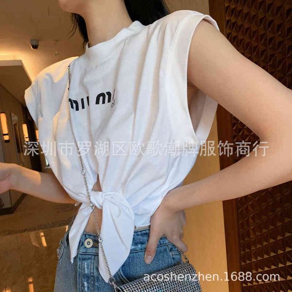 women's t-shirt ouge fashion brand spring and summer celebrity miu hem strap white printed short sleeve t-shirt aaal
women's t-shirt ouge fashion brand spring and summer celebrity miu hem strap white printed short sleeve t-shirt aaal