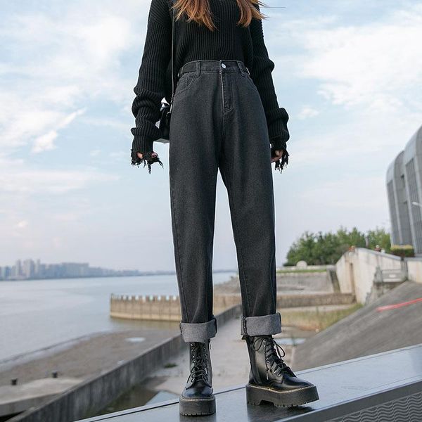 women's jeans spring mom women fashion casual blue black korean harem pants solid color washed denim trousers clothes
women's jeans spring mom women fashion casual blue black korean harem pants solid color washed denim trousers clothes