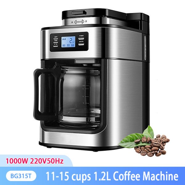 1000w coffee maker machine home automatic led-display bean grinder fresh grinding american espresso coffee tea milk
1000w coffee maker machine home automatic led-display bean grinder fresh grinding american espresso coffee tea milk
