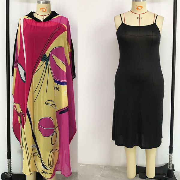 dresses 2 piece set fashion casual chiffon african for women new dashiki print traditional party vestidos africa clothing 2021, Black;gray
dresses 2 piece set fashion casual chiffon african for women new dashiki print traditional party vestidos africa clothing 2021, Black;gray