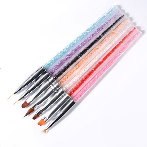 7pcs nail art liner painting brush for nails drawing dotting design uv gel acrylic manicure accessories nab010, Yellow
7pcs nail art liner painting brush for nails drawing dotting design uv gel acrylic manicure accessories nab010, Yellow