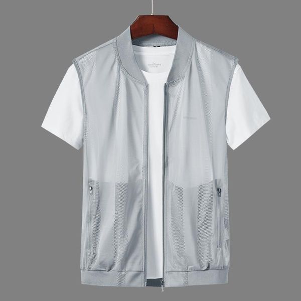 men's vests summer mesh quick-drying male breathable multi-pocket mountain climbing fishing vest work sleeveless jacket men clothing, Black;white
men's vests summer mesh quick-drying male breathable multi-pocket mountain climbing fishing vest work sleeveless jacket men clothing, Black;white