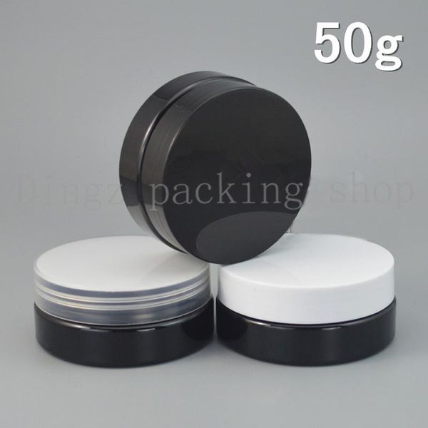 storage bottles & jars 50pcs 50g empty black cosmetic containers jar pot box small plastic with lids sample mini cream packaging
storage bottles & jars 50pcs 50g empty black cosmetic containers jar pot box small plastic with lids sample mini cream packaging